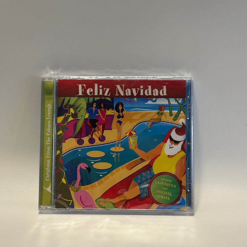 CD Feliz Navidad Christmas Cabana Lounge Lalo Davila Orkesta Cubana Jazz Cuban